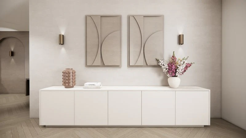 Licht eiken TV-meubels