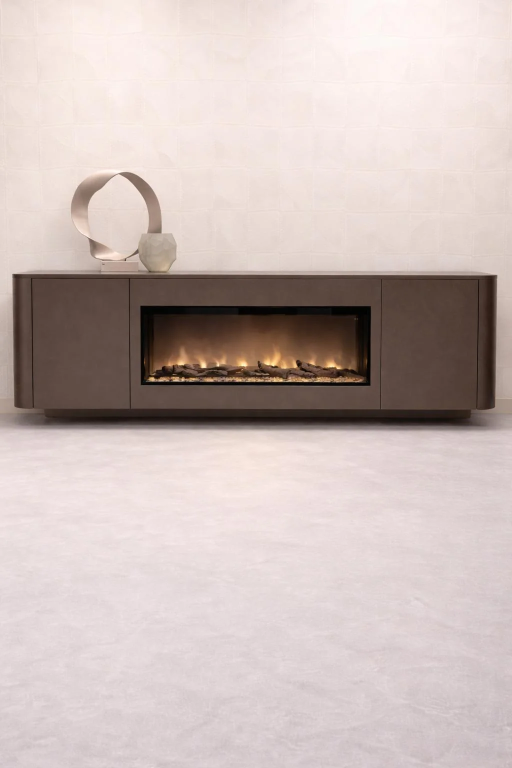 DRESSOIR RUNA - MDF - 2 DEUREN - ELEKTRISCHE HAARD - Image 3