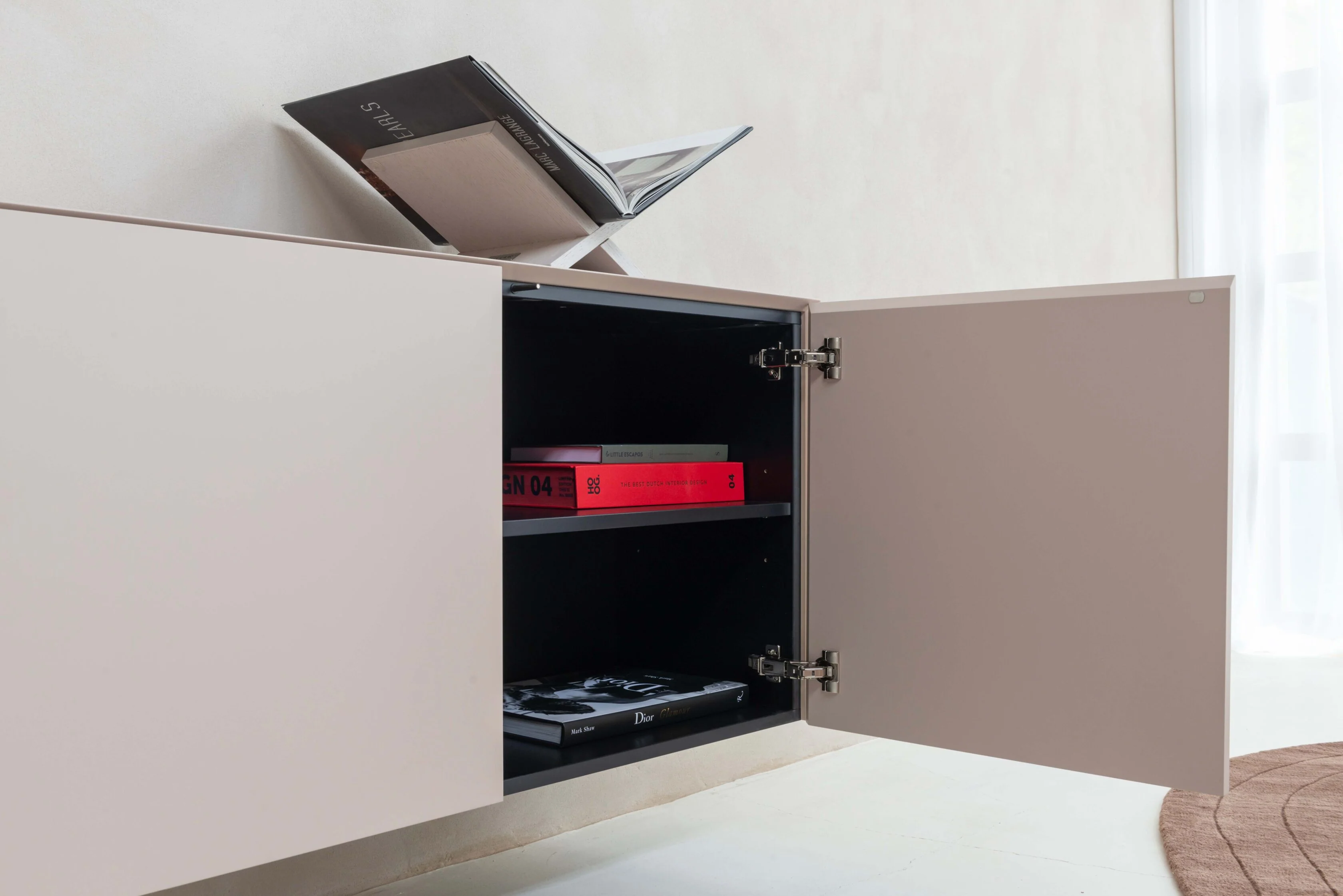 Dressoir Zyan - Zwevend - MDF - 4 deuren - Image 5