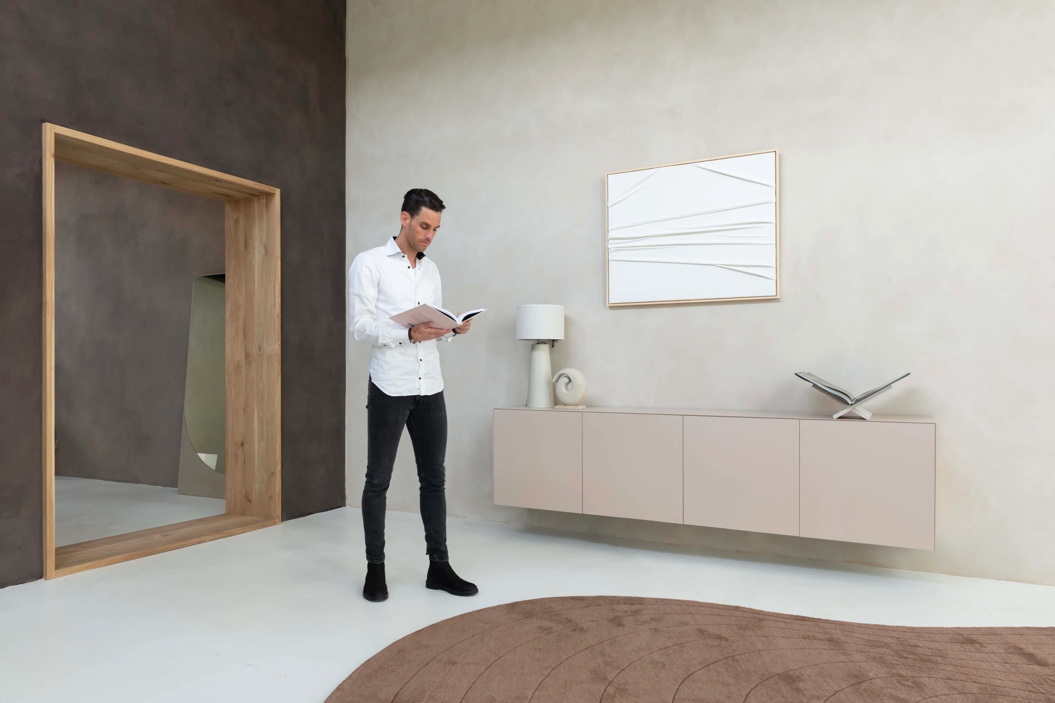 Dressoir Zyan - Zwevend - MDF - 4 deuren - Image 9