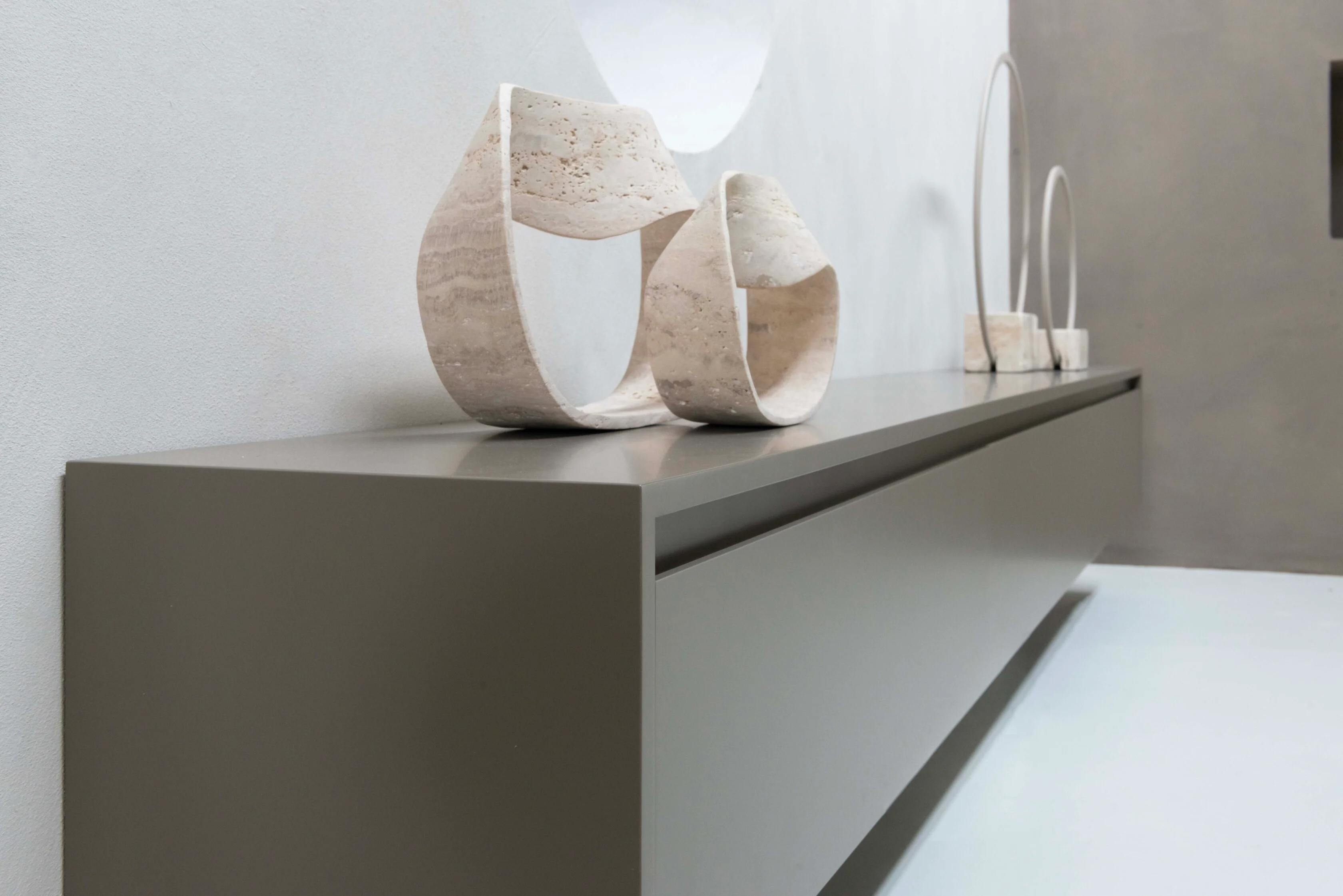 TV-meubel Mason - Zwevend - MDF - 3 kleppen - Image 5