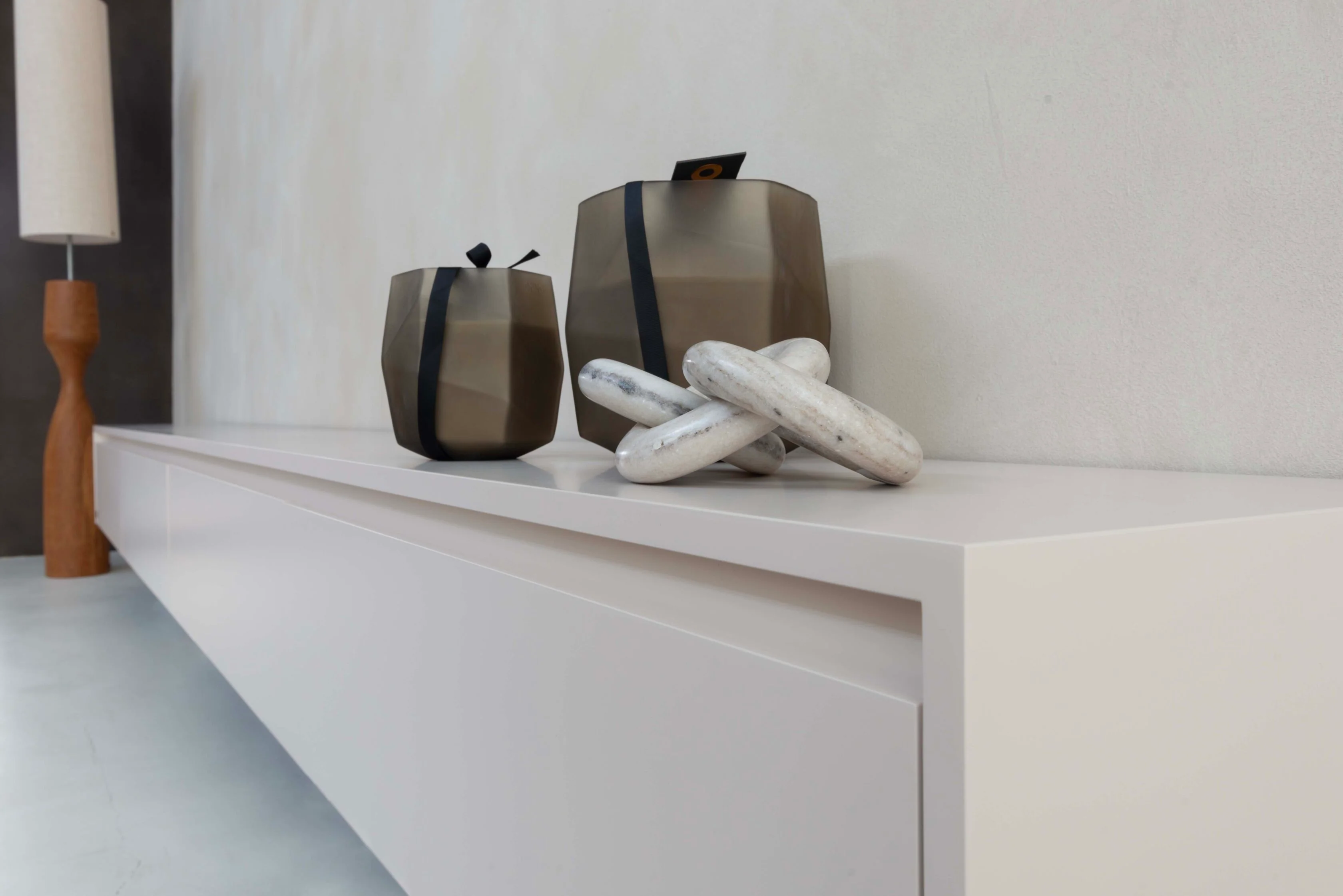 TV-meubel Mason - Zwevend - MDF - 4 kleppen - Image 5