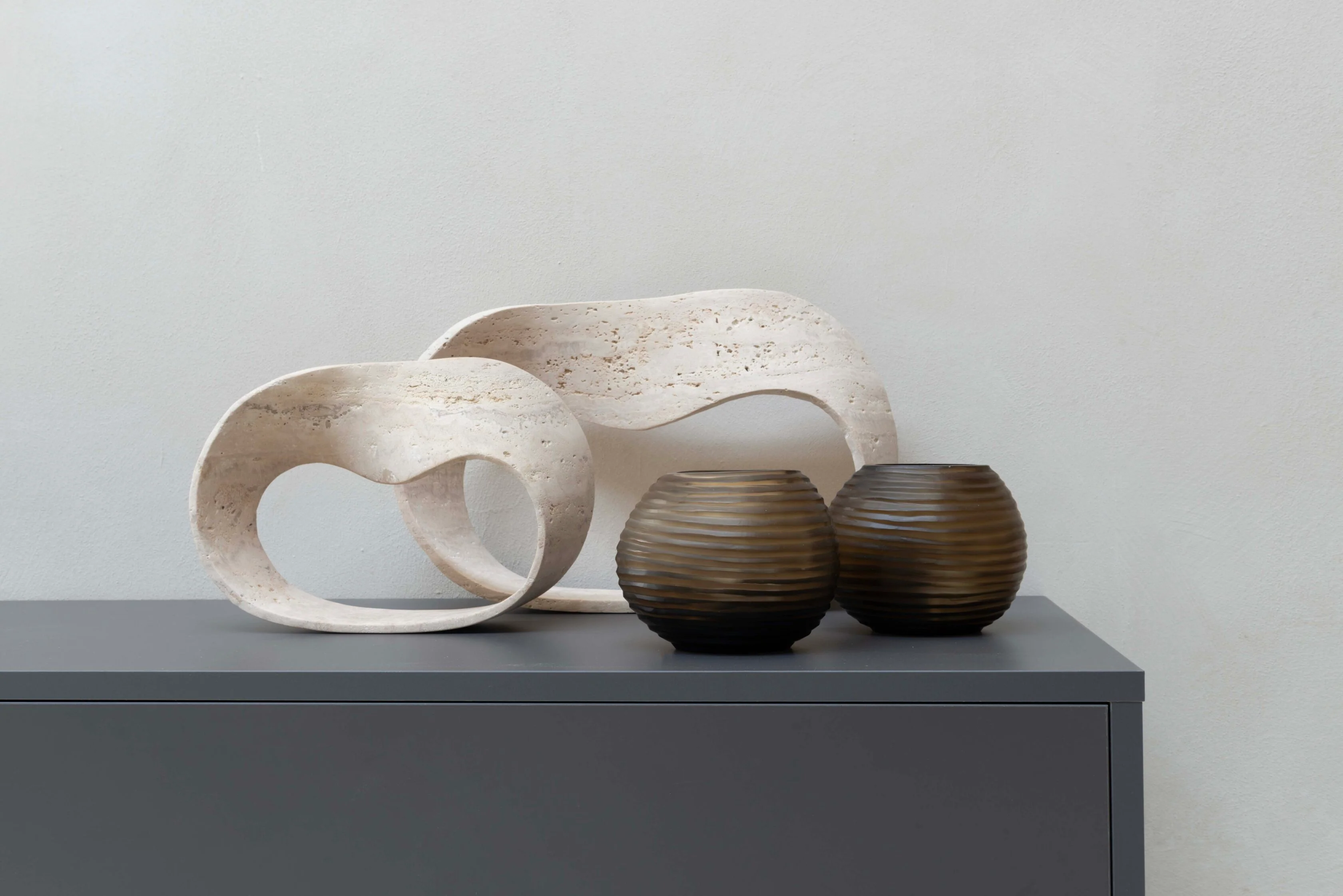 TV-meubel Henry - Staand - Melamine - 2 kleppen - Open vak - Image 5