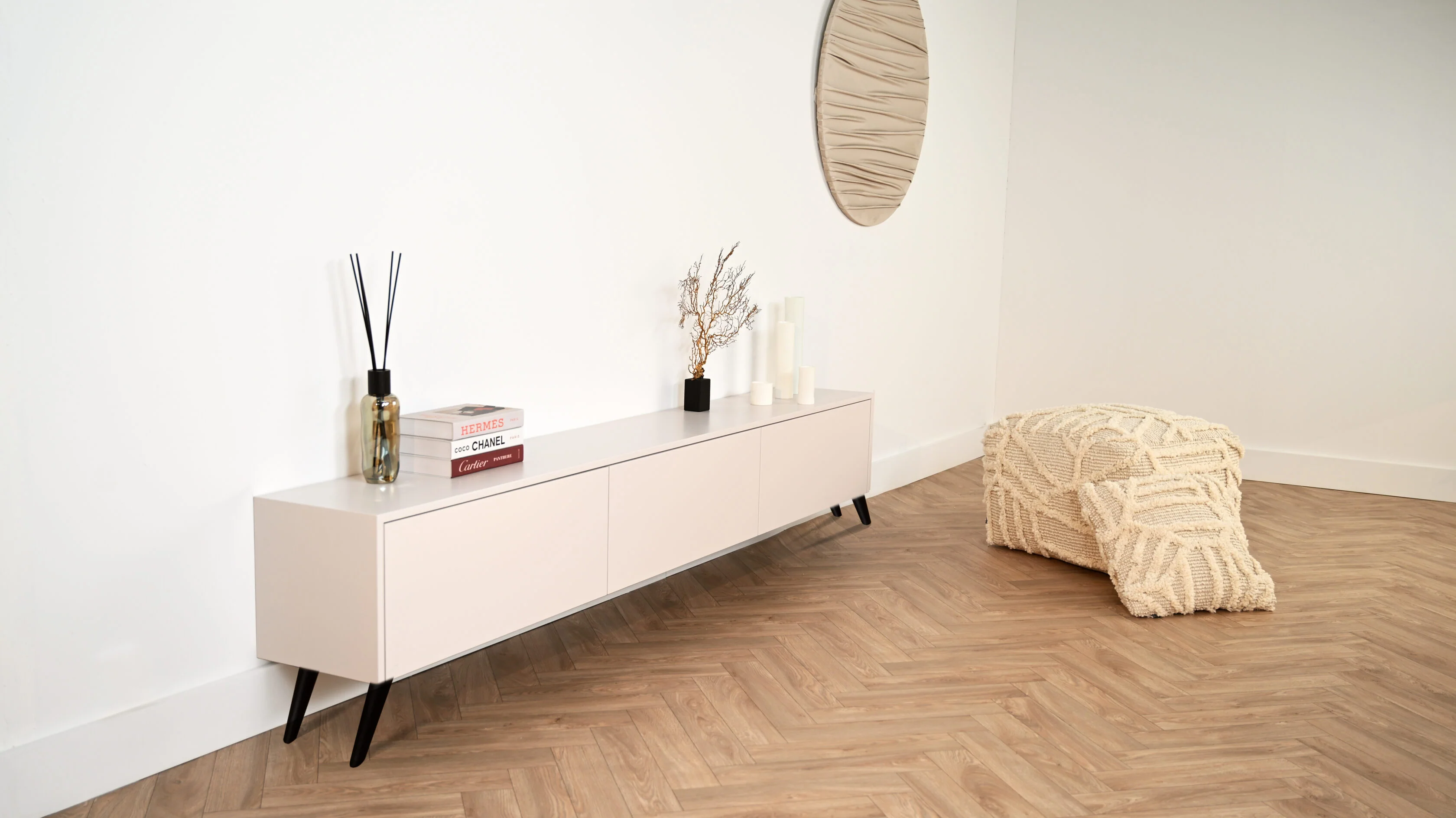 TV-meubel Johnson - Staand - MDF - 3 kleppen - Image 4