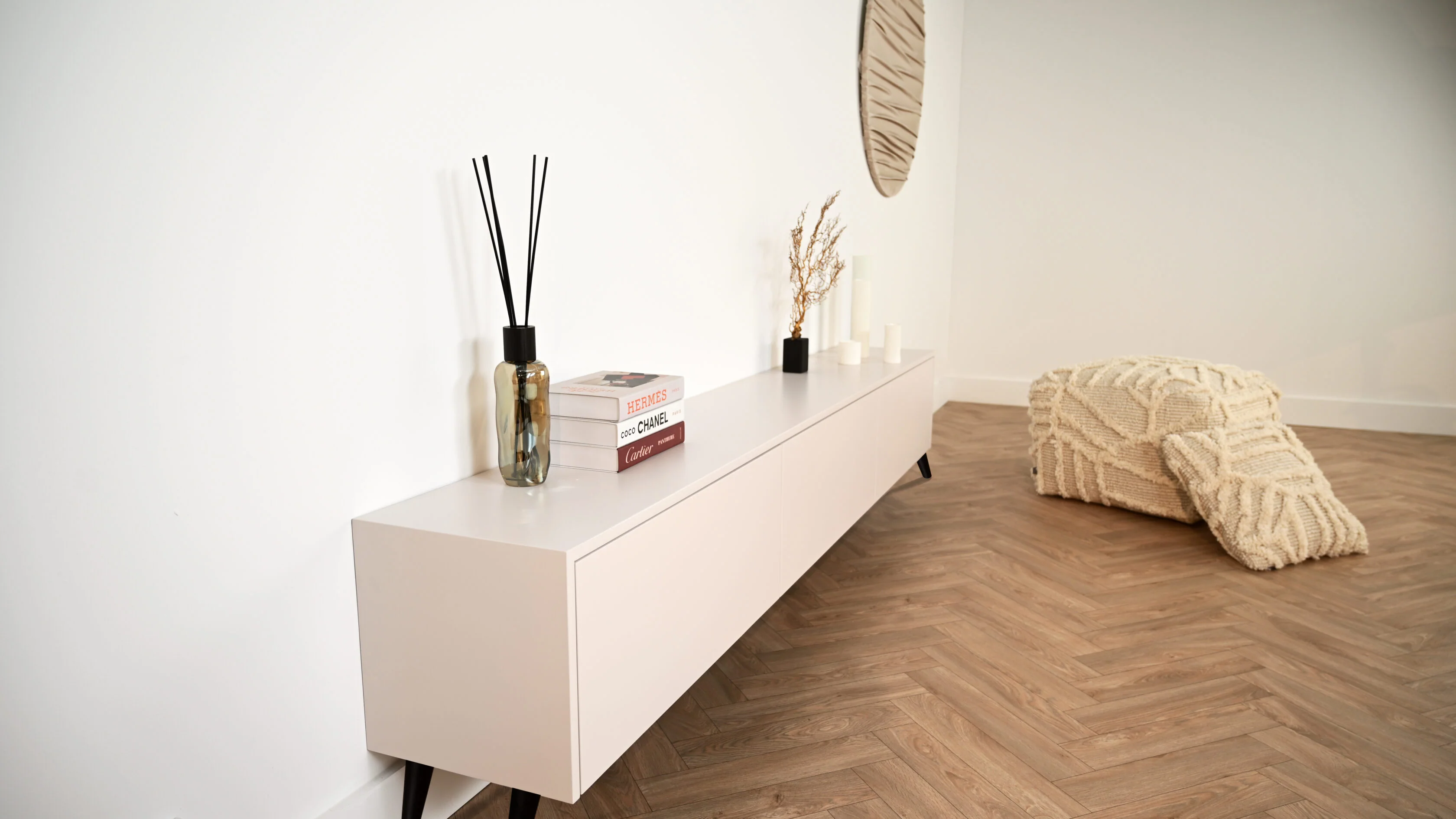 TV-meubel Johnson - Staand - MDF - 3 kleppen - Image 5