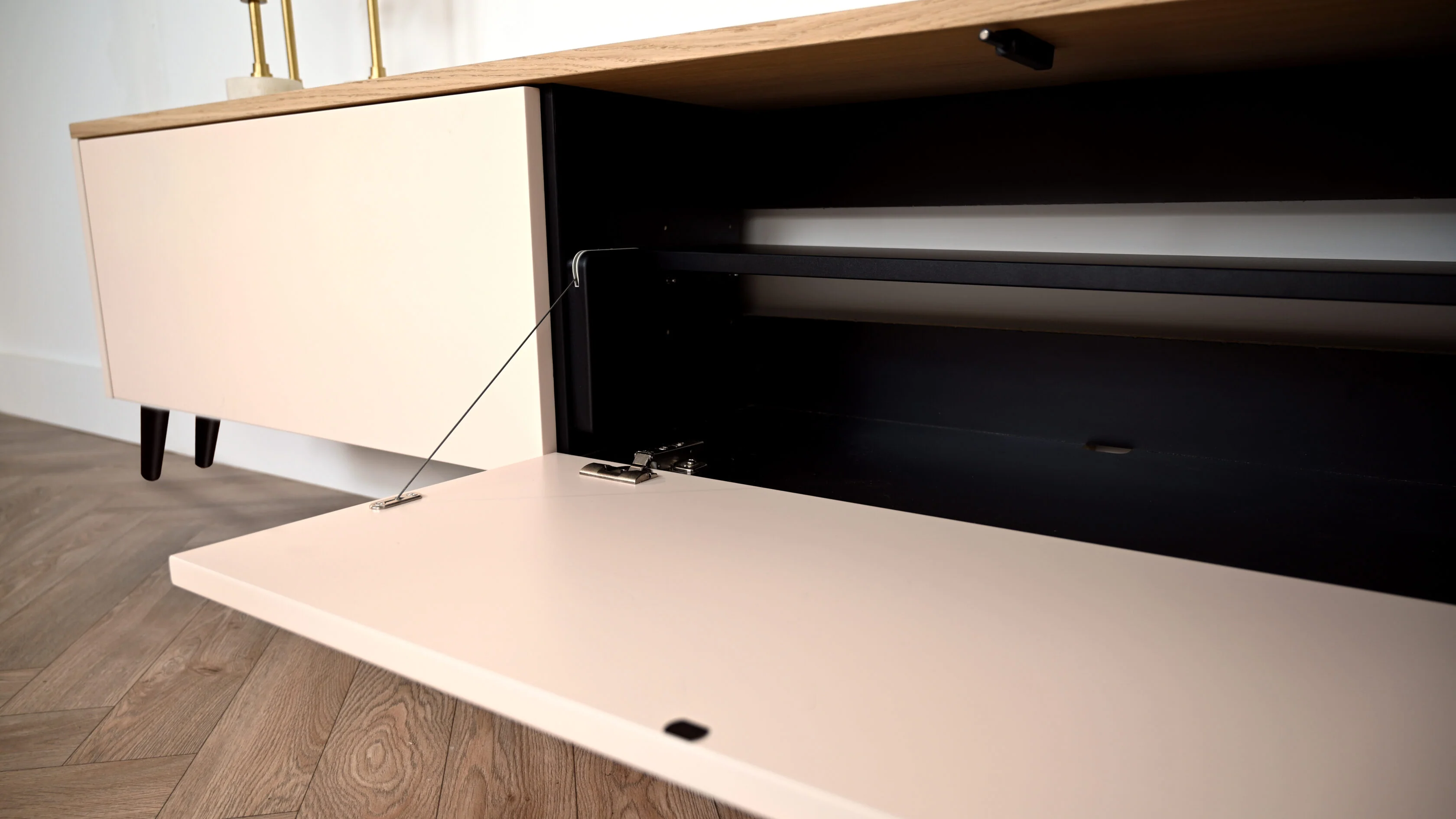 TV-meubel Johnson - Staand - MDF - 3 kleppen - Image 8