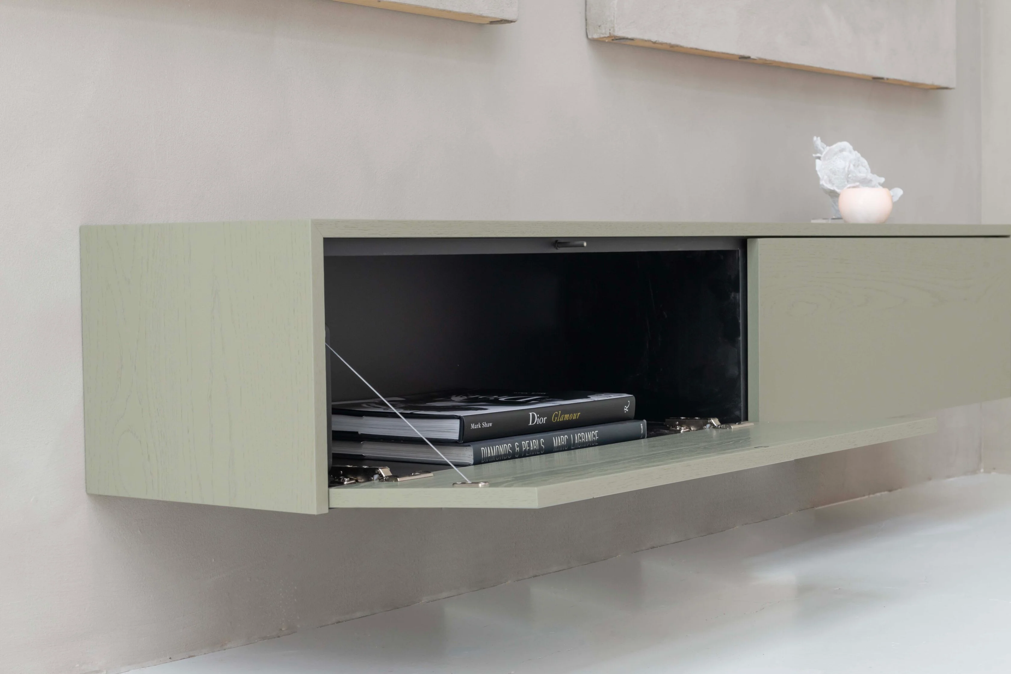 TV-meubel Johnson - Zwevend - Eiken - 2 kleppen - Image 8