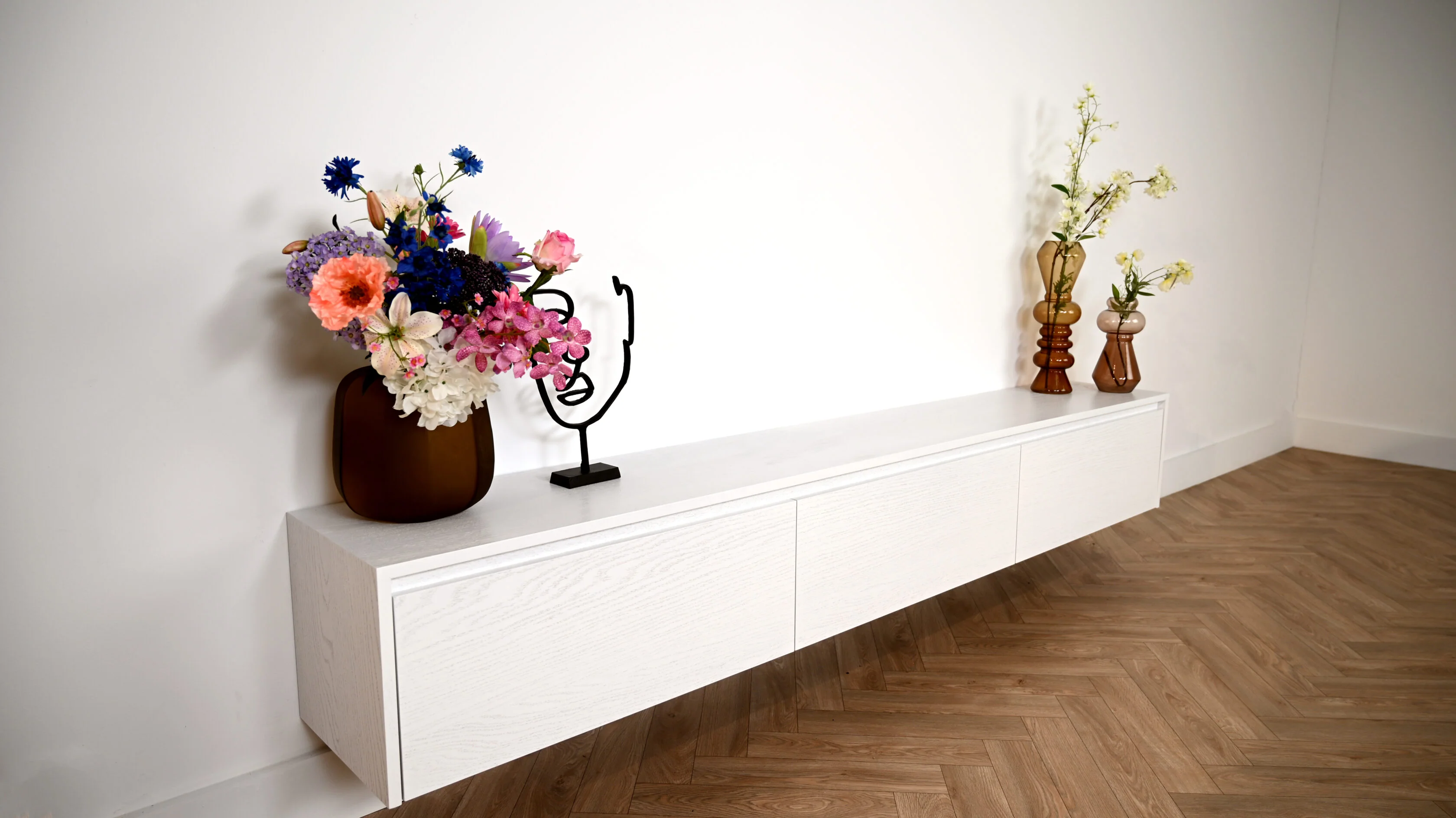 TV-meubel Mason - Staand - Eiken - 3 kleppen - Image 3