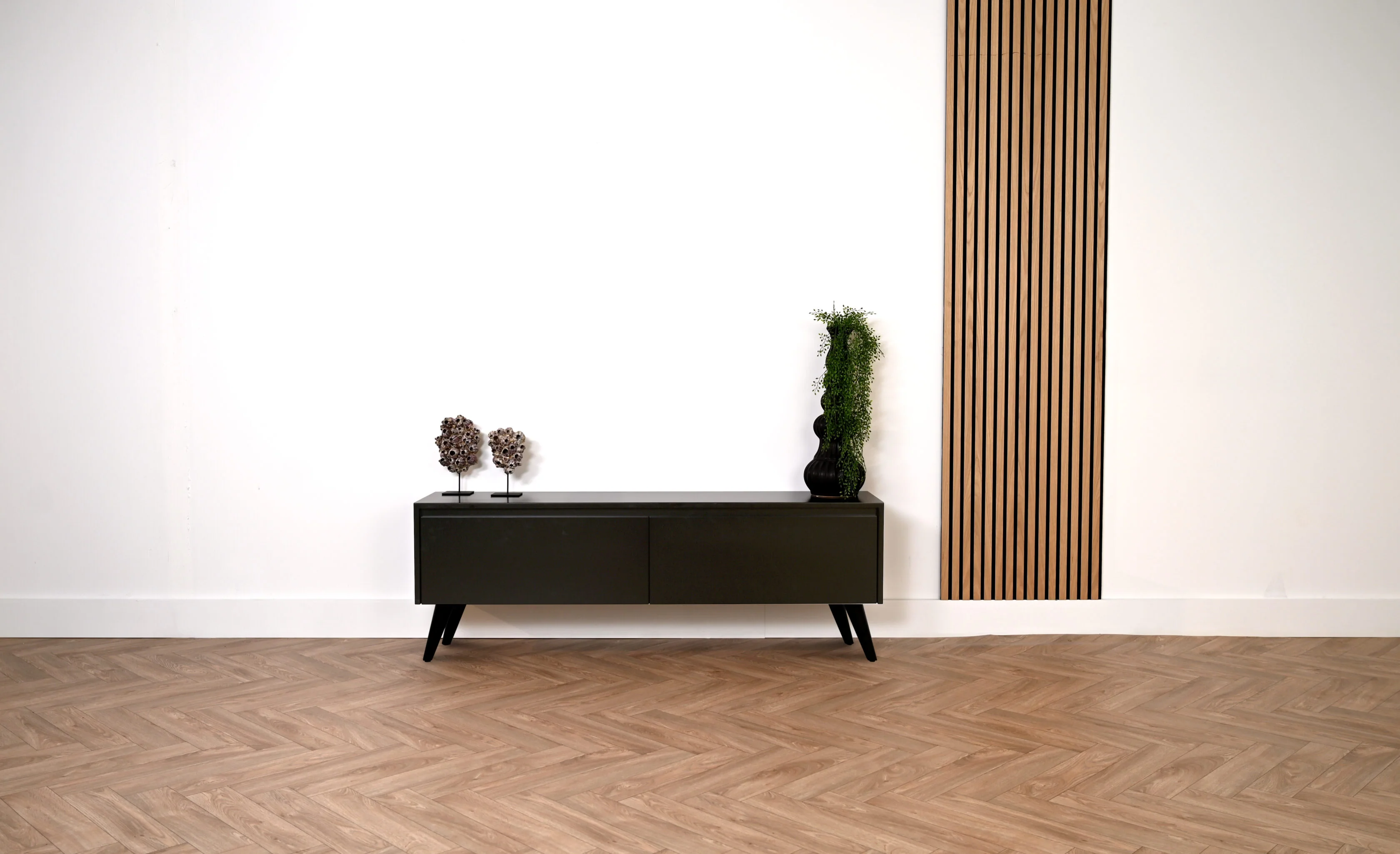 TV-meubel Mason - Staand - MDF - 2 kleppen - Image 4