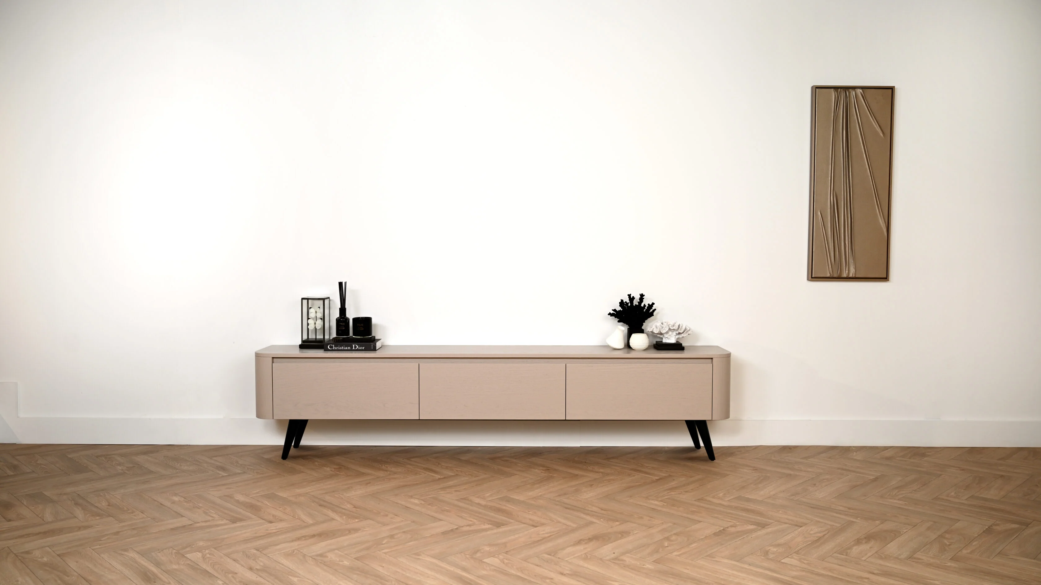 TV-meubel Runa - Staand - Eiken - 3 kleppen - Image 3