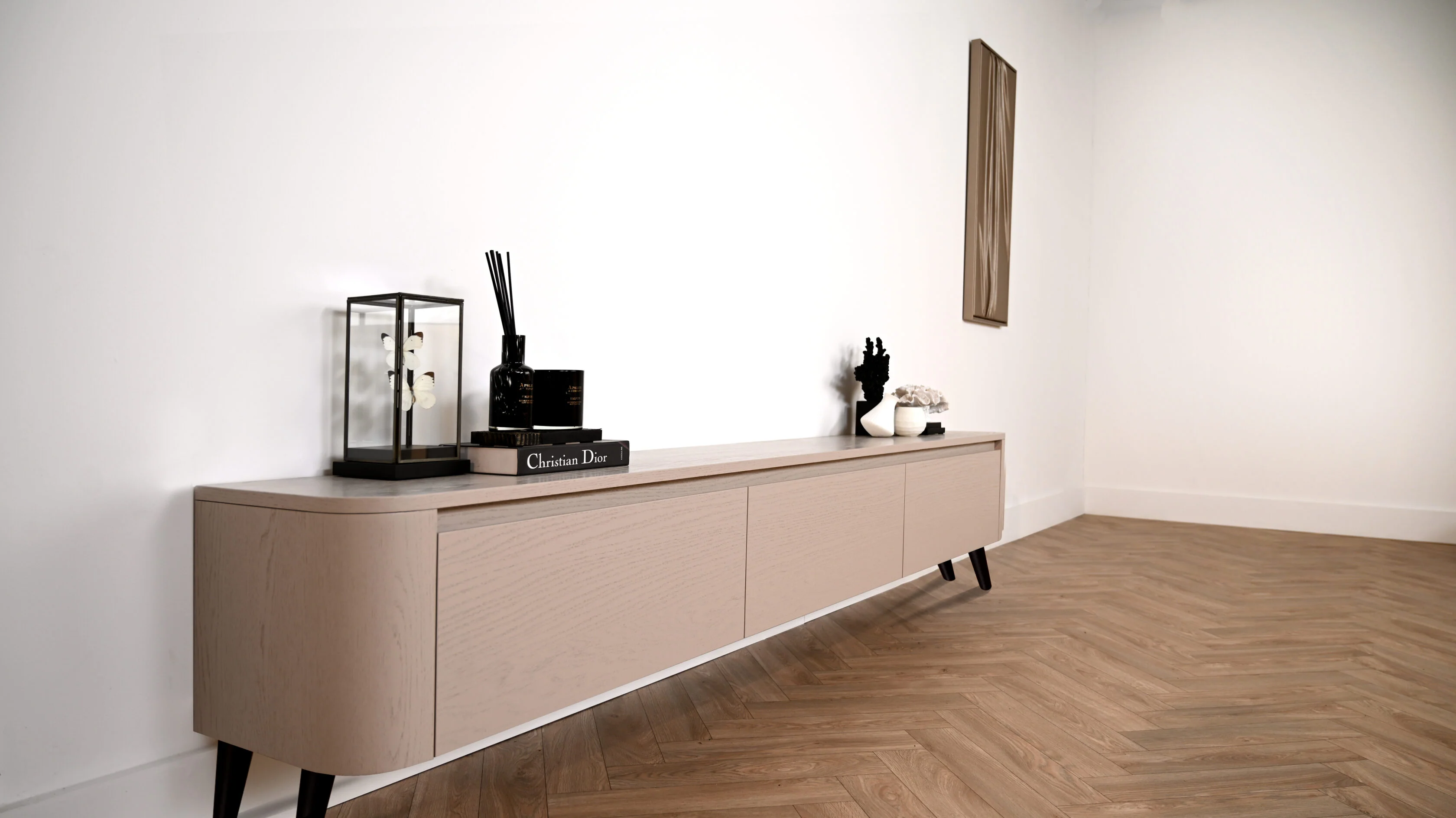 TV-meubel Runa - Staand - Eiken - 3 kleppen - Image 7