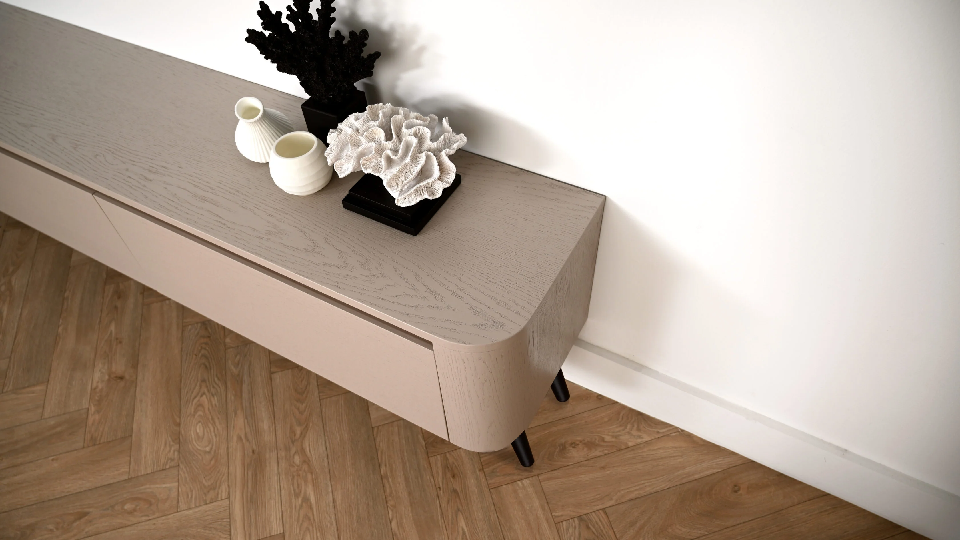 TV-meubel Runa - Staand - Eiken - 3 kleppen - Image 8