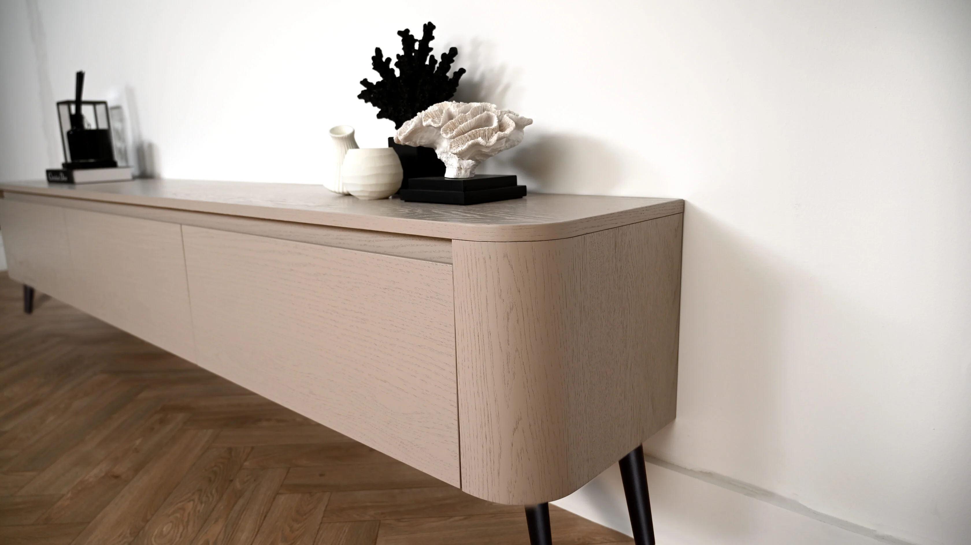 TV-meubel Runa - Staand - Eiken - 3 kleppen - Image 9