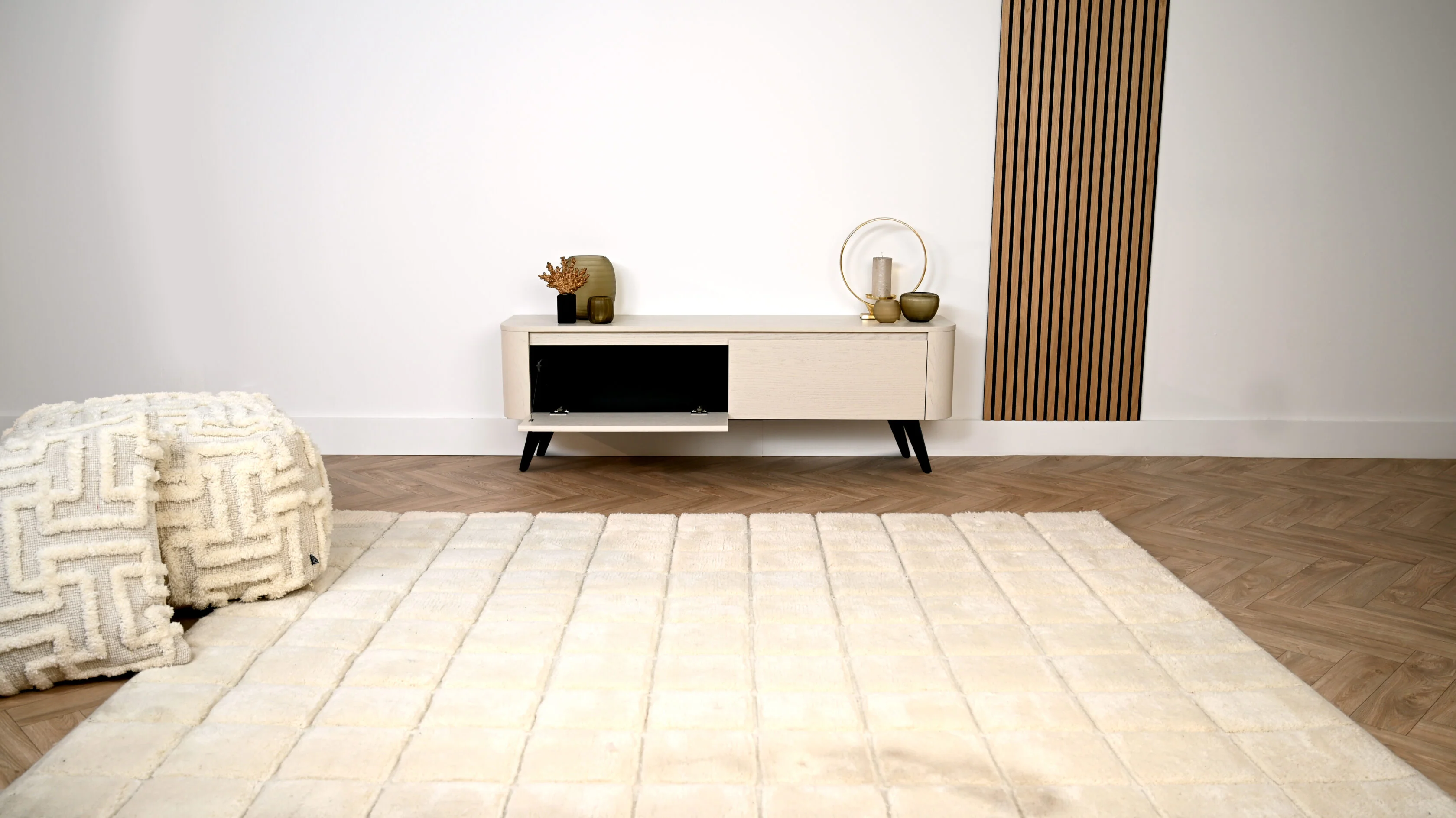 TV-meubel Runa - Staand - Eiken - 2 kleppen - Image 3