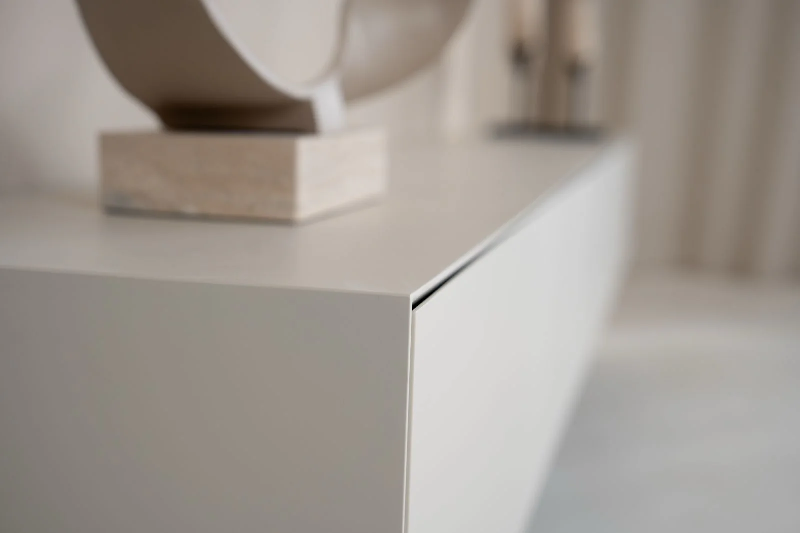 TV-meubel Zyan - Zwevend - MDF - 2 kleppen - Image 5