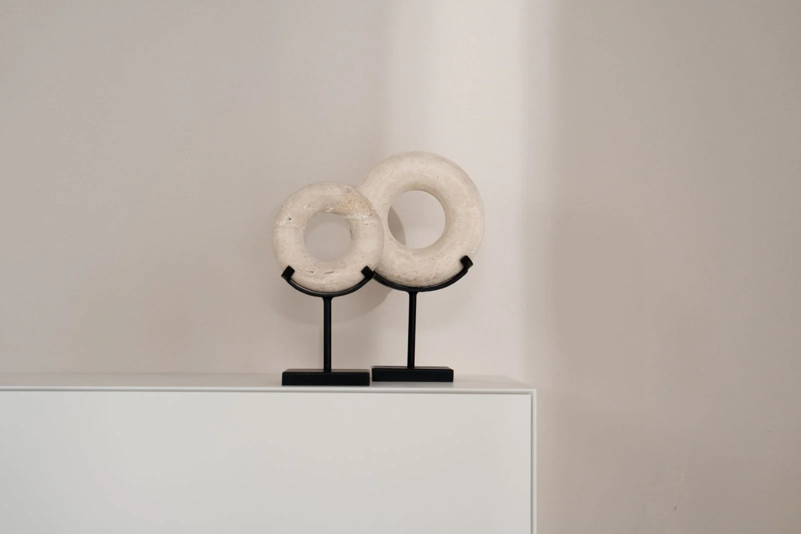 TV-meubel Zyan - Zwevend - MDF - 2 kleppen - Image 8